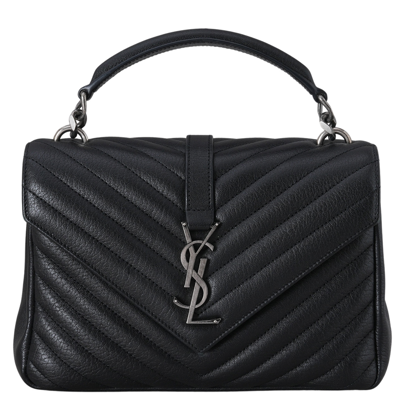 YVES SAINT LAURENT(USED)생로랑 487213 컬리지 미디엄 백